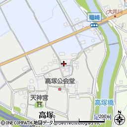 岡山県岡山市北区高塚周辺の地図