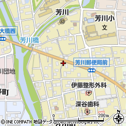 静岡県浜松市中央区芳川町762周辺の地図