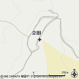 岡山県岡山市北区立田323周辺の地図