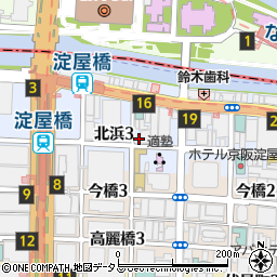 たこ焼き酒場 たこ太 淀屋橋店周辺の地図