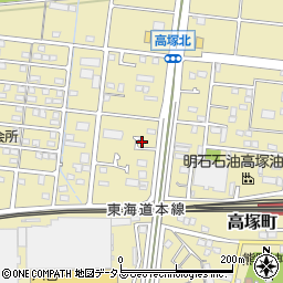 静岡県浜松市中央区高塚町1216周辺の地図