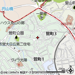 兵庫県神戸市長田区鶯町周辺の地図