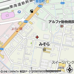 静岡県浜松市中央区神田町380周辺の地図