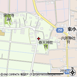 静岡県磐田市南島520周辺の地図
