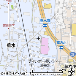 三重県津市垂水906-7周辺の地図