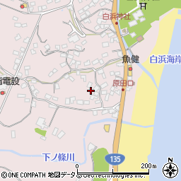 静岡県下田市白浜2226-1周辺の地図