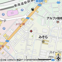 静岡県浜松市中央区神田町402周辺の地図