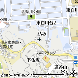 兵庫県神戸市須磨区車仏坂816周辺の地図