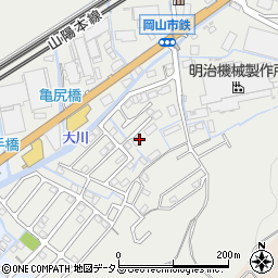 岡山県岡山市東区鉄279周辺の地図