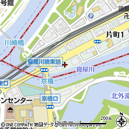 タイムズ大阪城京橋口駐車場周辺の地図