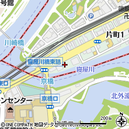 タイムズ大阪城京橋口駐車場周辺の地図