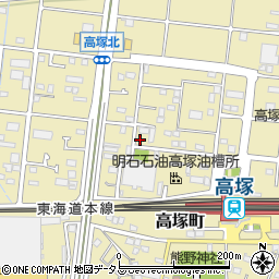 静岡県浜松市中央区高塚町1255周辺の地図
