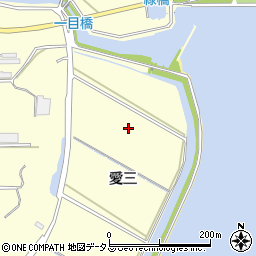 愛知県田原市浦町愛三周辺の地図