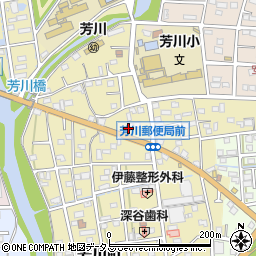 静岡県浜松市中央区芳川町572周辺の地図