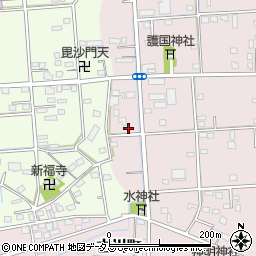 静岡県浜松市中央区金折町232周辺の地図