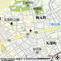 兵庫県神戸市兵庫区五宮町1周辺の地図