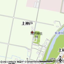 三重県伊賀市上神戸376周辺の地図