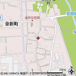 静岡県浜松市中央区金折町912周辺の地図