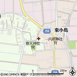 静岡県磐田市南島32周辺の地図