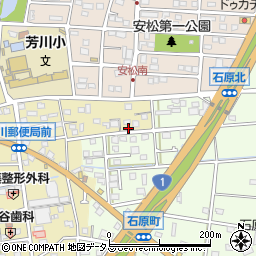 静岡県浜松市中央区芳川町246周辺の地図