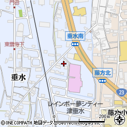 三重県津市垂水906-2周辺の地図