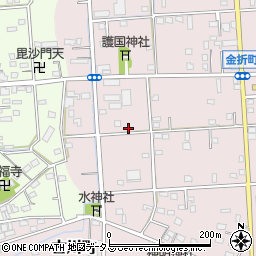 静岡県浜松市中央区金折町212周辺の地図