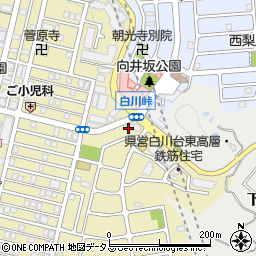 浜田自動車白川台店周辺の地図