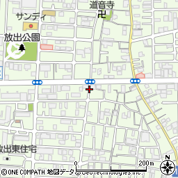 大阪府大阪市鶴見区放出東周辺の地図