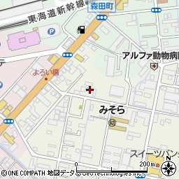 静岡県浜松市中央区神田町399周辺の地図