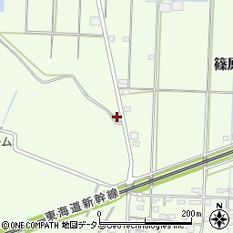 静岡県浜松市中央区篠原町2818周辺の地図