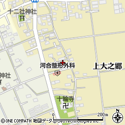 静岡県磐田市上大之郷512周辺の地図