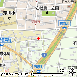 静岡県浜松市中央区芳川町239周辺の地図