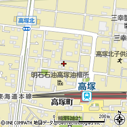 静岡県浜松市中央区高塚町1296周辺の地図