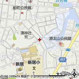 静岡県湖西市新居町新居845周辺の地図