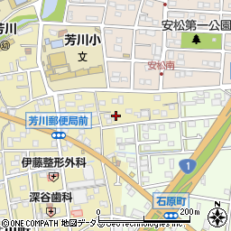 静岡県浜松市中央区芳川町262周辺の地図