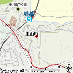 兵庫県神戸市兵庫区里山町1-100周辺の地図
