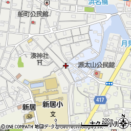 静岡県湖西市新居町新居848周辺の地図