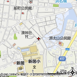静岡県湖西市新居町新居841周辺の地図