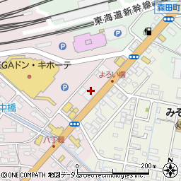 静岡県浜松市中央区東若林町51周辺の地図