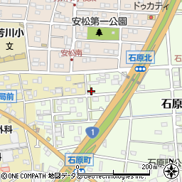 静岡県浜松市中央区石原町632周辺の地図