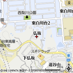 兵庫県神戸市須磨区車仏坂周辺の地図
