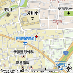 静岡県浜松市中央区芳川町273周辺の地図