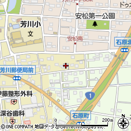 静岡県浜松市中央区芳川町248周辺の地図