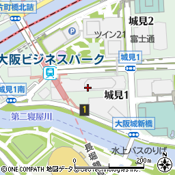堺・醤油らーめん石原ラ軍団　ＯＢＰ店周辺の地図