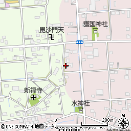 静岡県浜松市中央区金折町230周辺の地図