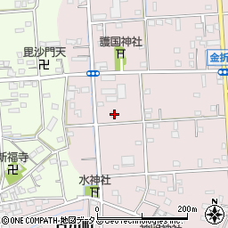 静岡県浜松市中央区金折町213周辺の地図
