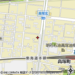 静岡県浜松市中央区高塚町1274周辺の地図