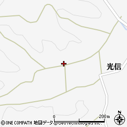広島県神石郡神石高原町光信111周辺の地図