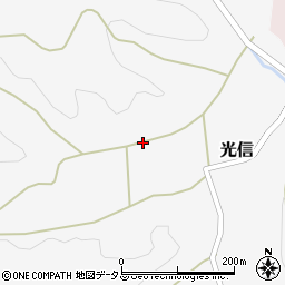 広島県神石郡神石高原町光信206周辺の地図