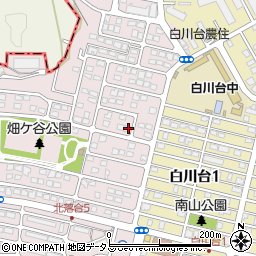 兵庫県神戸市須磨区北落合5丁目14-22周辺の地図
